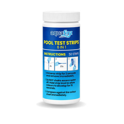 Aquafinz Pool Test Strips (6 in 1) 50 pack